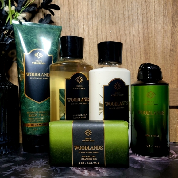 B&BW Woodlands 5-Pc Men's Collection Bodycare Set - Picture 1 of 1